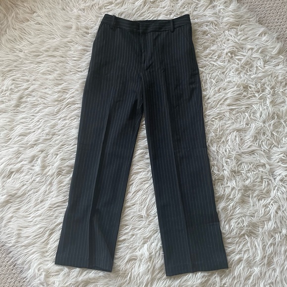 Chaps Wide Leg Striped Pants - 4P - Picture 1 of 3